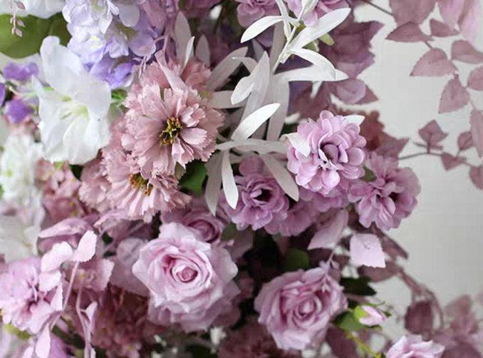 Wedding scene arrangement props simulation outdoor wedding arch flower opening welcom
